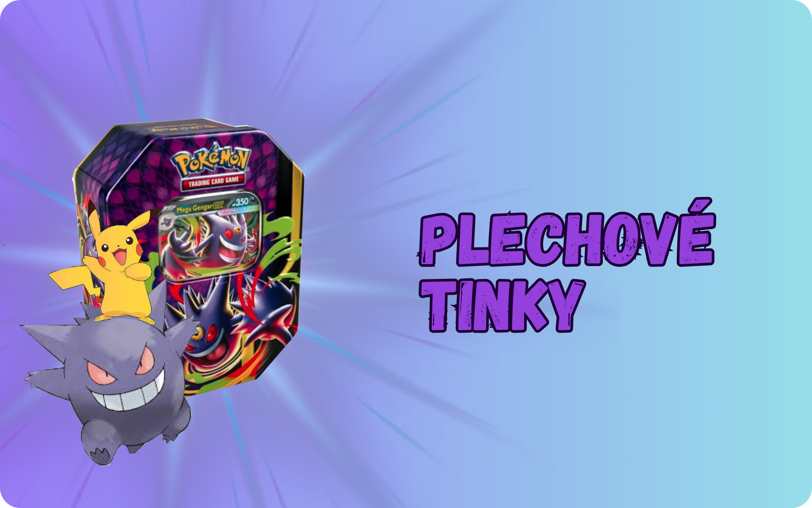 Pokémon plechové tinky